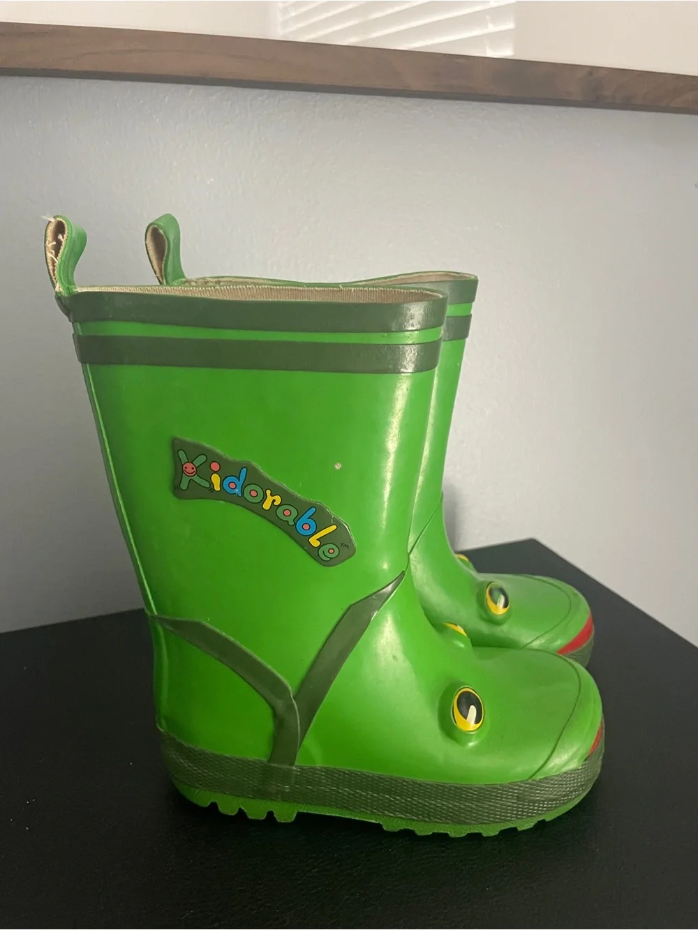 Kidorable Green Frog Rain Boots
